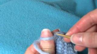 Flat piece, to and fro - Edestakaisin - Neulakinnas, Nalbinding