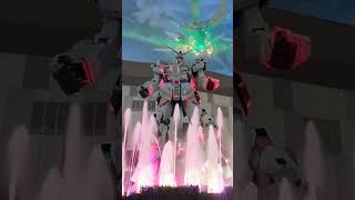 お台場ユニコーンガンダム66弾 クリスマスの噴水ショーを生成してみた　#ダイバーシティ #ガンダムユニコーン　#ガンダムuc　#ai生成 #ai