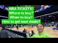 Tips on where to buy NBA Tickets & how to get best deals!