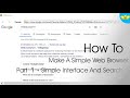 How To Create A Simple Web Browser in C# And Windows Forms! (Part 1   The Interface And Search)