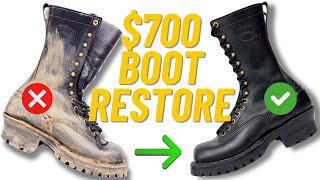 White's Boots: How To Properly Clean \u0026 Restore $700 Weathered Muddy Leather Logger Boots At Home DIY