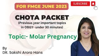 chotta packet - obs and gynae revision series by Dr Sakshi Arora Hans for fmge july 2024