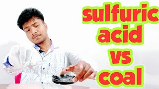 SULFURIC ACID VS COAL // কয়লার সাথে সালফিউরিক অ্যাসিড মেশালে কি হয়?