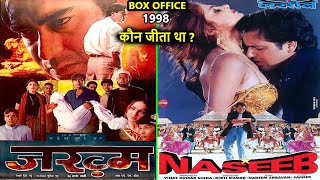 Naseeb vs Zakhm 1998 Movie Budget, Box Office Collection and Verdict | Govinda | Ajay Devgan