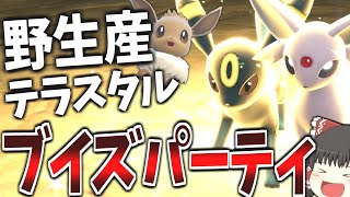 【ポケモンSV】ブイズなら捕まえてすぐでも勝てる説【ゆっくり実況？】