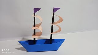 DIY How to make a paper ship | Pirate 🏴‍☠️ ship | Origami ship | easy paper crafts