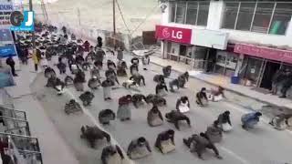 Thousands of Buddhist over Ladakh performing Prostration (Gochak)