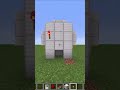 Minecraft: Password door Build Easy! #shorts