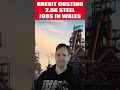 BREXIT: Thousands of Steel Jobs Being Lost to Tory Brexit #shorts