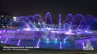 Fountain Chile / First tests 2022 / Pileta Sudamericana / Magic Fountain