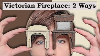 DIY Miniature Victorian Fireplace with FREE PATTERN