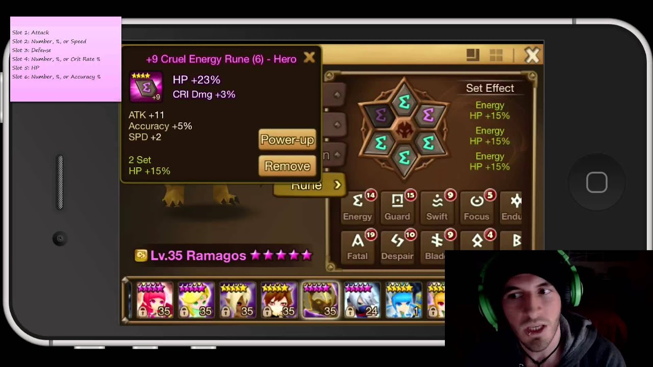 SUMMONERS WAR : Your COMPLETE Guide To Runes Aka Runing Your Monster ...