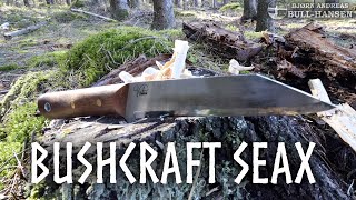 My Bushcraft Seax | A bushcraft knife made for me by Virtus Knives