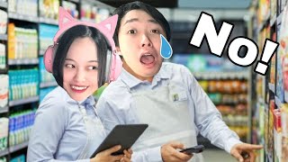 Aku Paksa Suamiku Jadi Karyawanku! [Supermarket Simulator Indonesia]