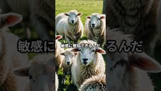 9割の人が知らない、ヒツジに関する雑学。 #shorts #雑学 #豆知識 #動物 #生物 #生き物 #動物の雑学 #トリビア #動物雑学