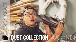 Dust Collection Ductwork For Beginners with CFM Numbers // Shop Project