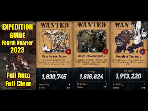 Expedition guide 4th quarter (feat: Brieg) Ice, Dark, Light - Full Auto Full Clear 1.8m - (Sep-Nov)