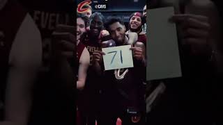 Cavs are hyped after Donovan Mitchell’s record 71 pts | #cavs #nba #shorts