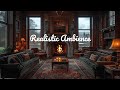 ☔ Live Rainy Scottish Castle Fireplace Ambience (ASMR) for Sleep, Study & Relaxation (No Ads)