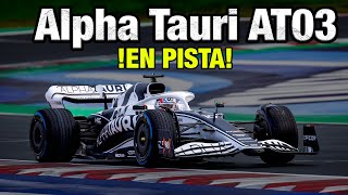 ALPHA TAURI #AT03 en PISTA!! || FIRST LAPS ON TRACK ALPHA TAURI 2022