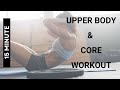 15 minute upper body and core workout