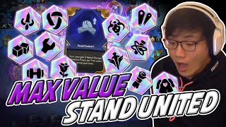 This is how you get MAX value from Stand United (12 traits)