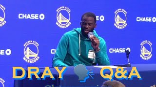 [HD] Entire DRAYMOND postgame after Warriors (2-11) loss to Celtics  (10-1) — TRANSCRIPT IN COMMENTS