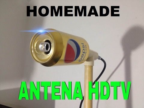 HOW TO MAKE HOMEMADE HD ANTENNA,WITH CAN OF PEPSI. *plazacamacho* HOW TO MAKE HOMEMADE HD ANTENNA,WITH CAN OF PEPSI. *plazacamacho*