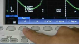 DLM2000 Oscilloscope - Cursors