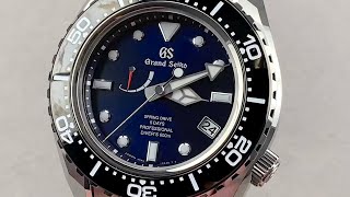 Grand Seiko Spring Drive Pro Diver SLGA001 60th Anniversary Grand Seiko Watch Review