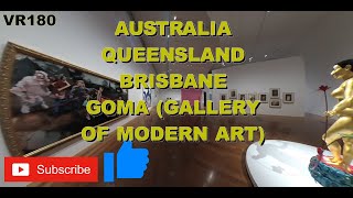 VR180 3D Stereoscopic Australia Queensland Brisbane GOMA - Gallery of Modern Art walk through
