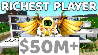 Who Is The Richest Roblox Bloxburg Player Udwais