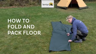 How to fold and pack a Tenipi floor