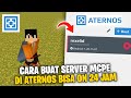 EDISI 2023!! CARA MEMBUAT SERVER ATERNOS MCPE 1.20 AKTIF 24 JAM!!