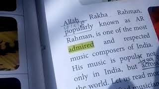 Reading of unit-10 " A R Rahman: The Musical Genius"