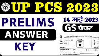 UPPSC Answer key 2023 -  UPPCS Paper 14 May  2023 Answer Key -PCS  Exam Analysis and Questions Paper