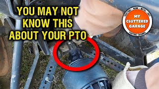 PTO Connection Trick - Kubota B2601 - MCG video #131