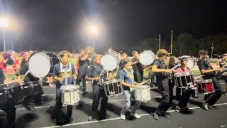 Lake Mary High School Drumline Performing for the Student Section + Middle School Night 9/29/23