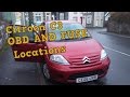 Citroen C3 OBD and Fuse Locations