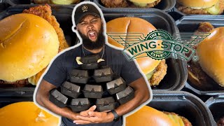 TRYING ALL THE NEW WINGSTOP CHICKEN SANDWICHES