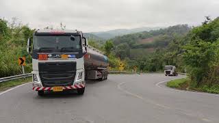 ดันๆรถแรงตามมาติดๆ volvo FH 440