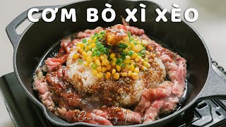 Cơm Bò Xì Xèo Kiểu Nhật | Pepper Lunch | ASMR Cooking | Culinary Frank