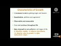 UNIT 1 - Growth and Development during Childhood  Characteristics of Growth