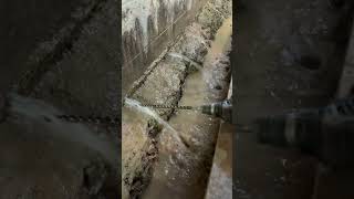 Water drainage from basement walls