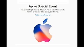 Apple iPhone 8 Event Start Time, Live Stream, and Live Blog - Watch Apple’s iPhone 8 Event Live