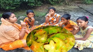 Star fruit makha.এমন কামরাঙা মাখা থাকলে জিভে জল আসবে......