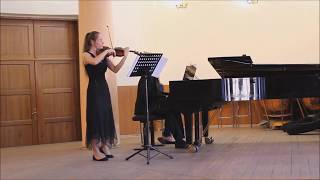 M. Ravel Violin Sonata No 2 in G-dur.  Inna Smirnova - violin, Stanislav Kalinin - piano