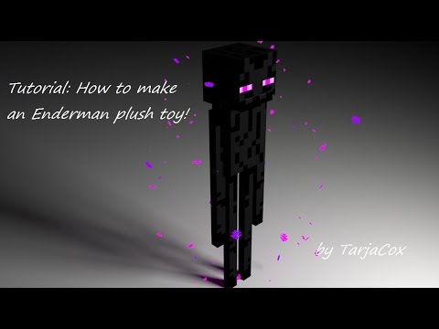 Tutorial: How to make an Enderman plush toy (Minecraft) Tutorial: How to make an Enderman plush toy (Minecraft)