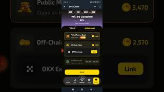 DUCKCHAIN OKX / ONCHAIN  WITHDRAW, DUCKCHAIN MAINNET, DUCKCHAIN LISTING URDU HINDI BANGALI