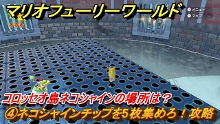 マリオフューリーワールド　④ネコシャインチップを5枚集めろ！攻略　コロッセオ島ネコシャインの場所は？　＃２９